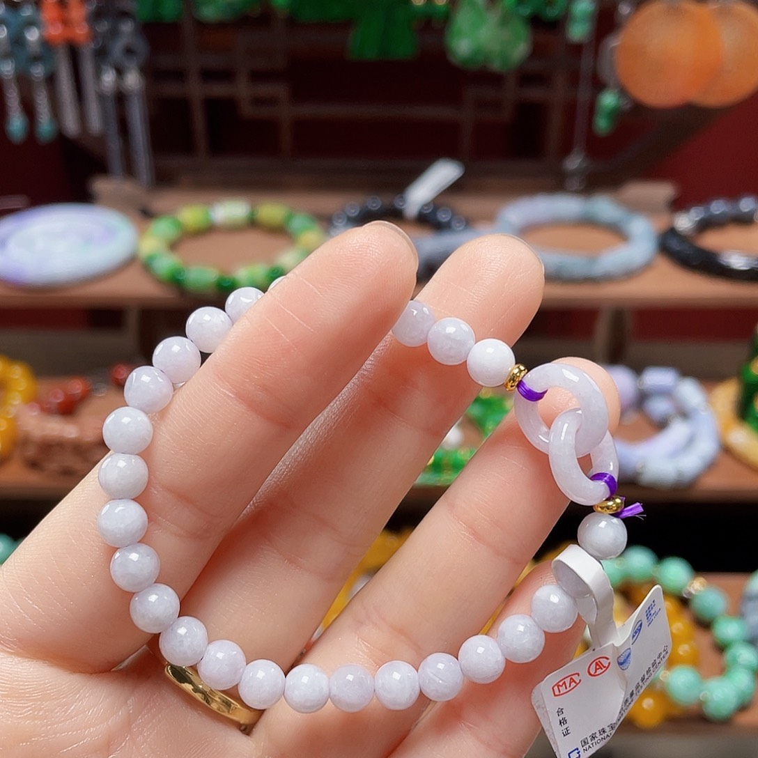 翡翠未镶嵌手链饰品