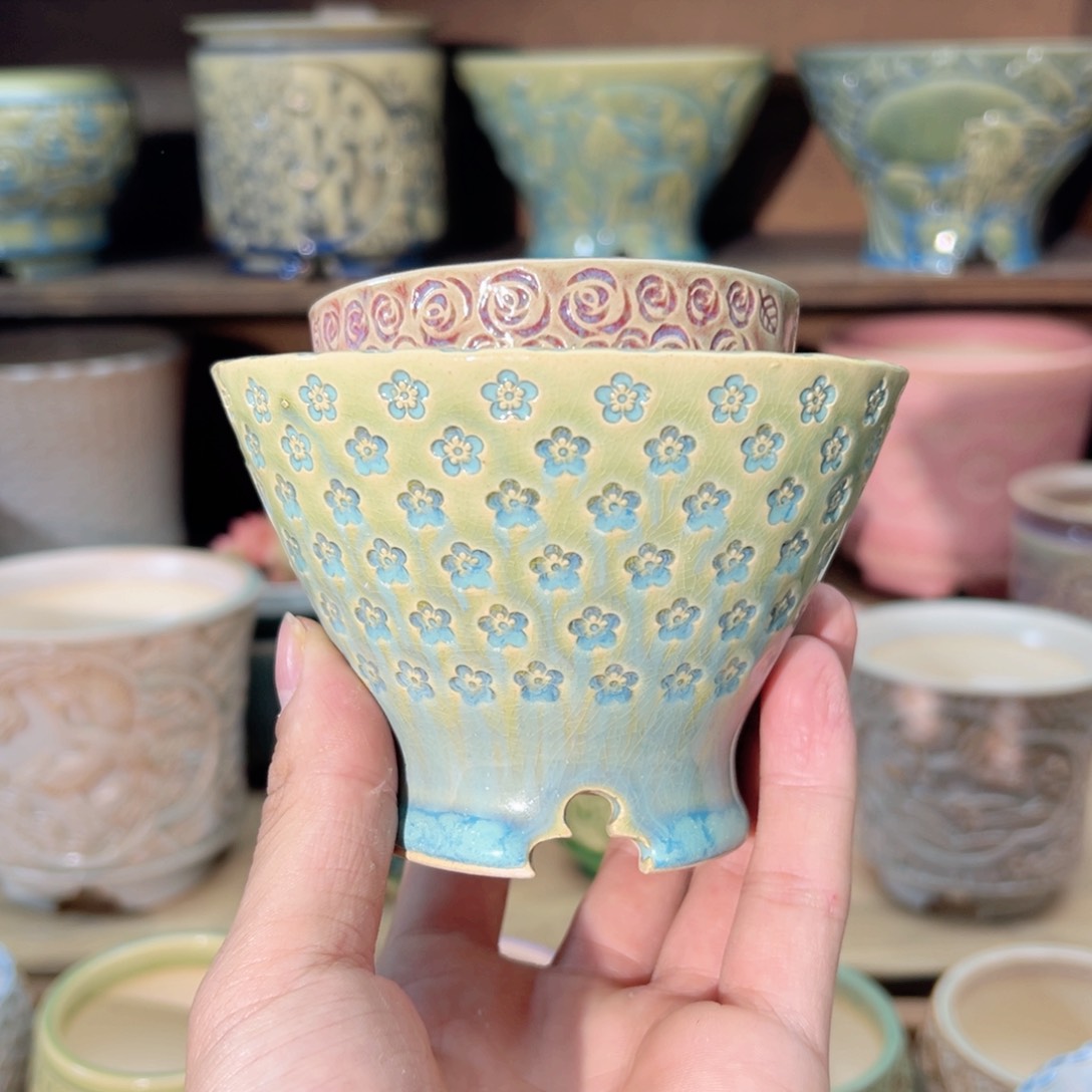 瓷片dy0217-031M人鱼斗笠