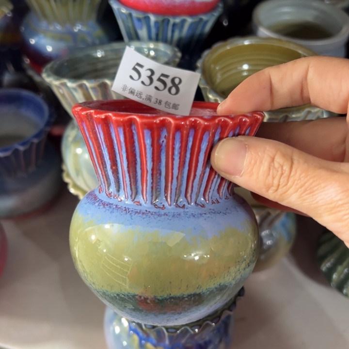 口7 手工花盆30元包邮