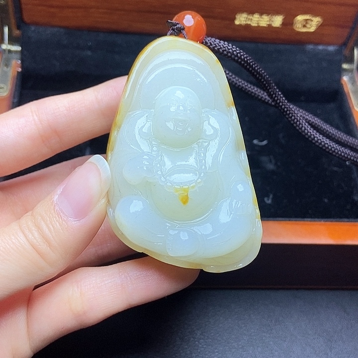 和田玉挂件未镶嵌时*安N