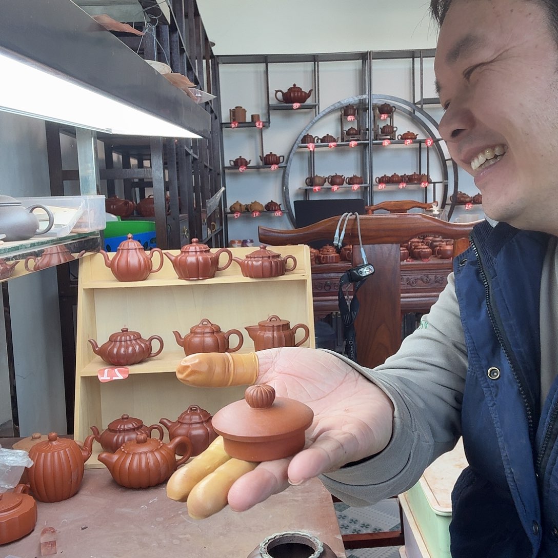 A***蓝紫砂茶壶原矿紫砂壶
