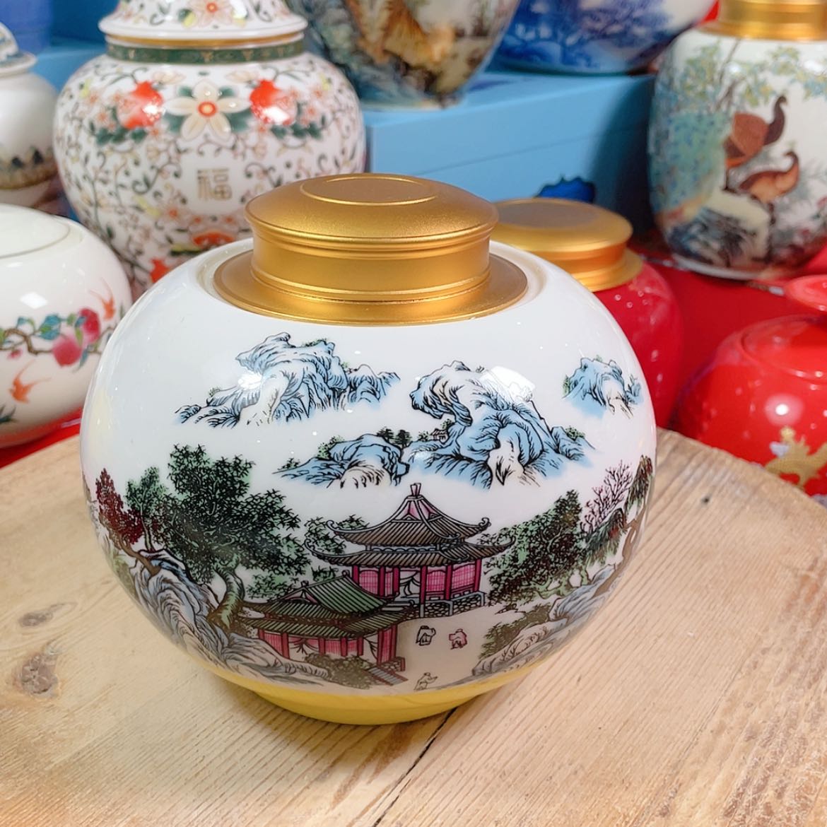 【闪购商品】罐陶瓷茶叶罐密封罐