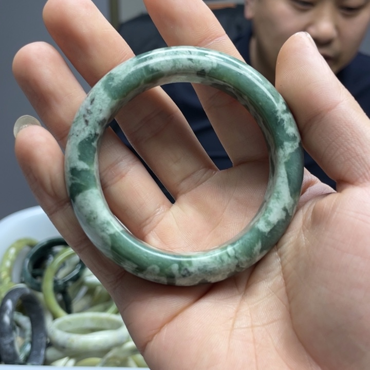 蛇纹石玉合金手镯