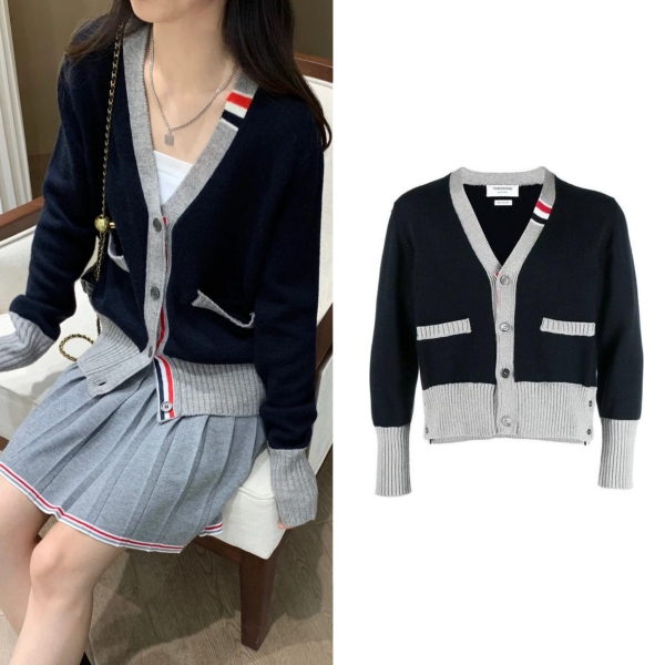 妃鱼/汤姆·布朗/棉/针织衫/95新/凡2/5