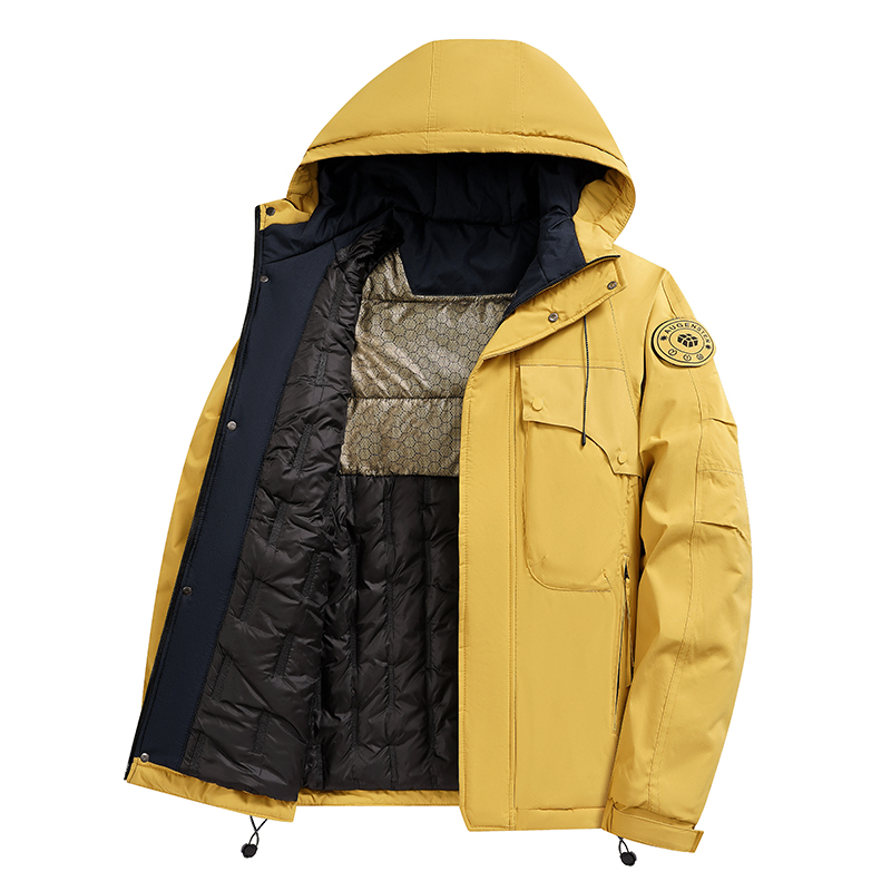 棉服免烫棉服加绒加厚款加厚休闲长袖防水防风厚款