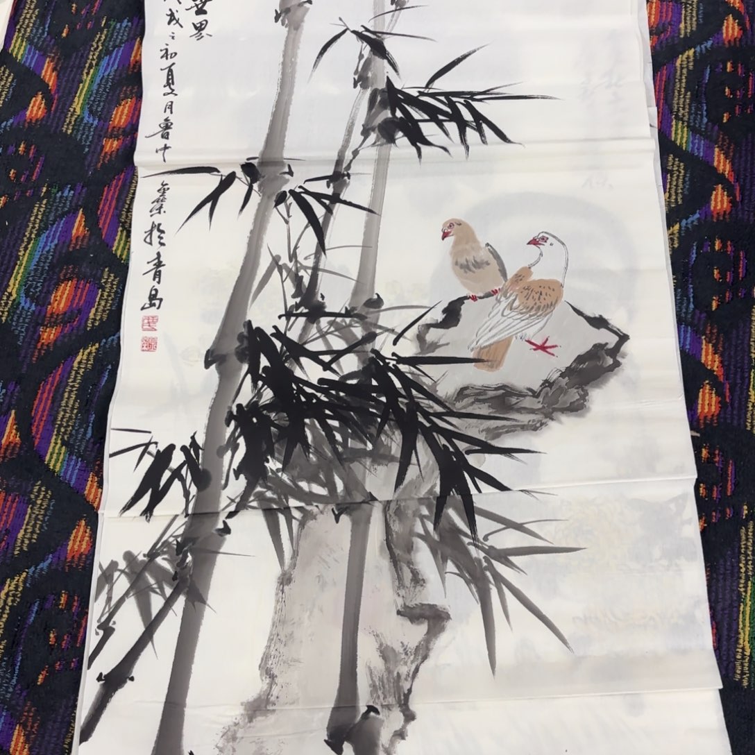 国画国画老师作品刘