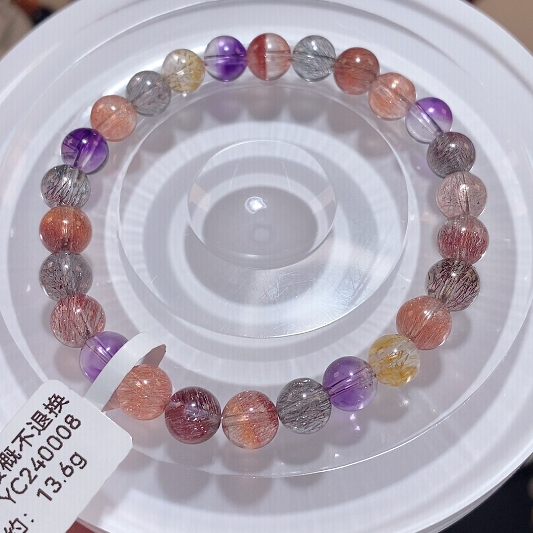 水晶手链未镶嵌F超七7.4