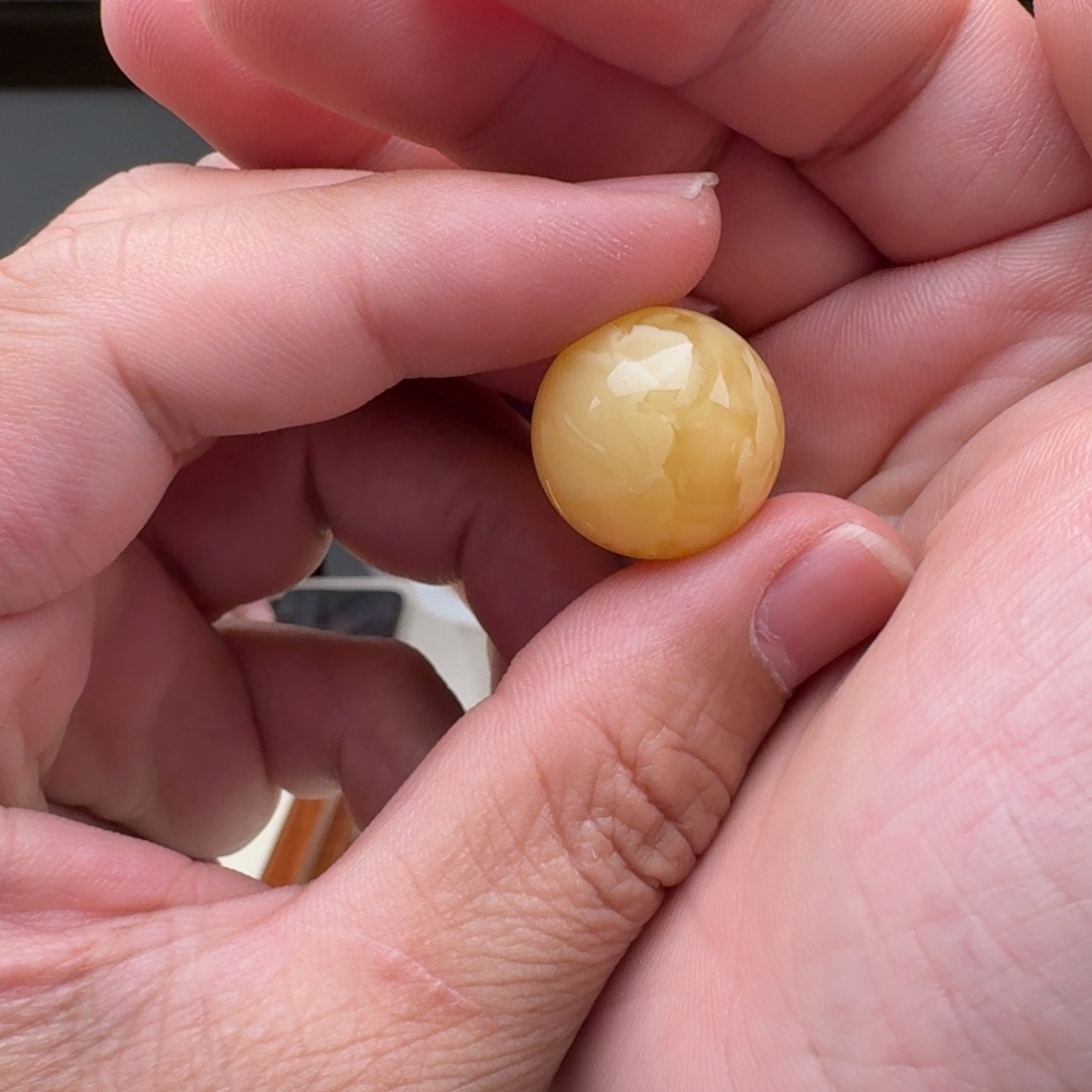 琥珀未镶嵌手链单珠