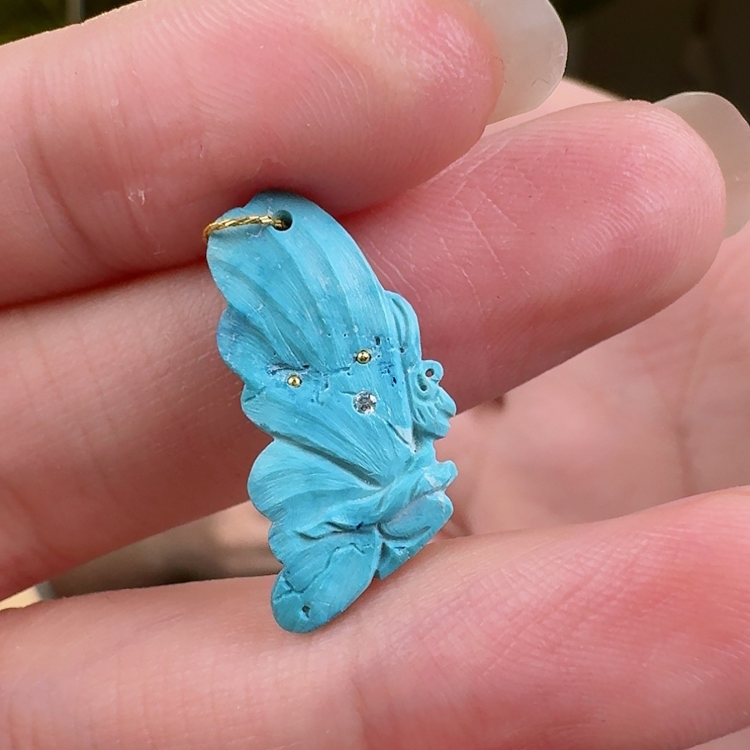 绿松石珠宝奇石未镶嵌