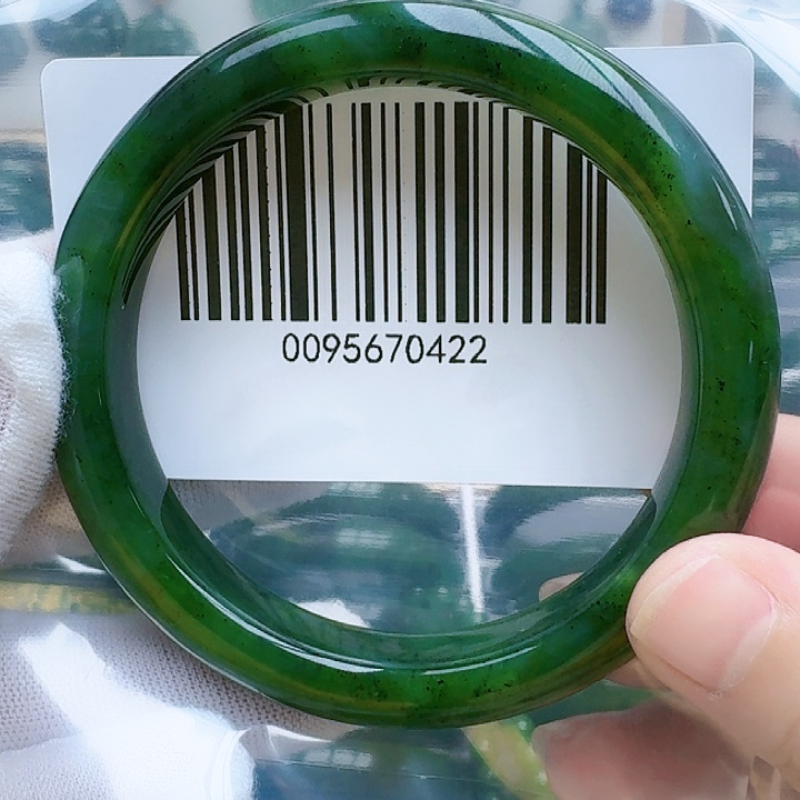 和田玉（碧玉）手镯未镶嵌6162