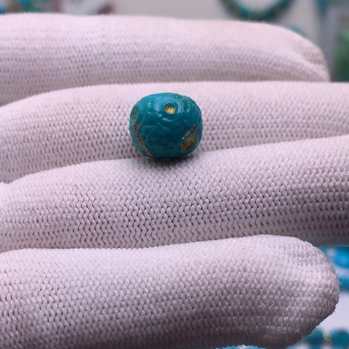 绿松石未镶嵌珠宝奇石11.2mm