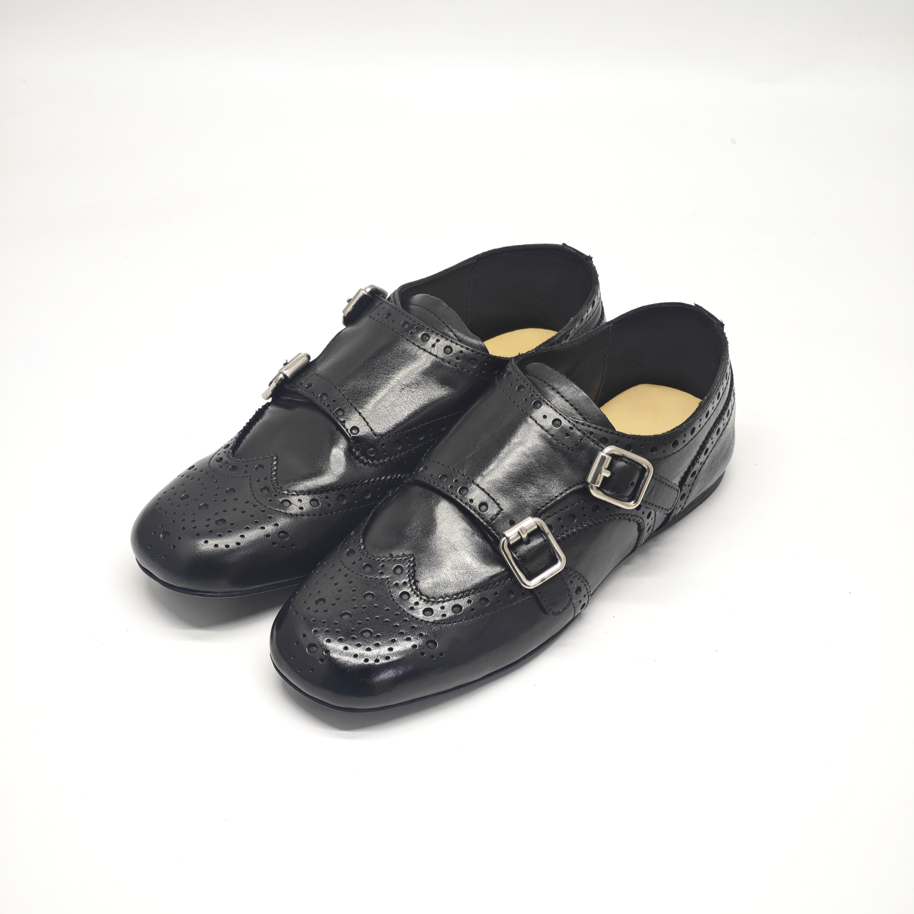 【水洗系列】经典英伦风雕花孟克鞋[顺丰发货]