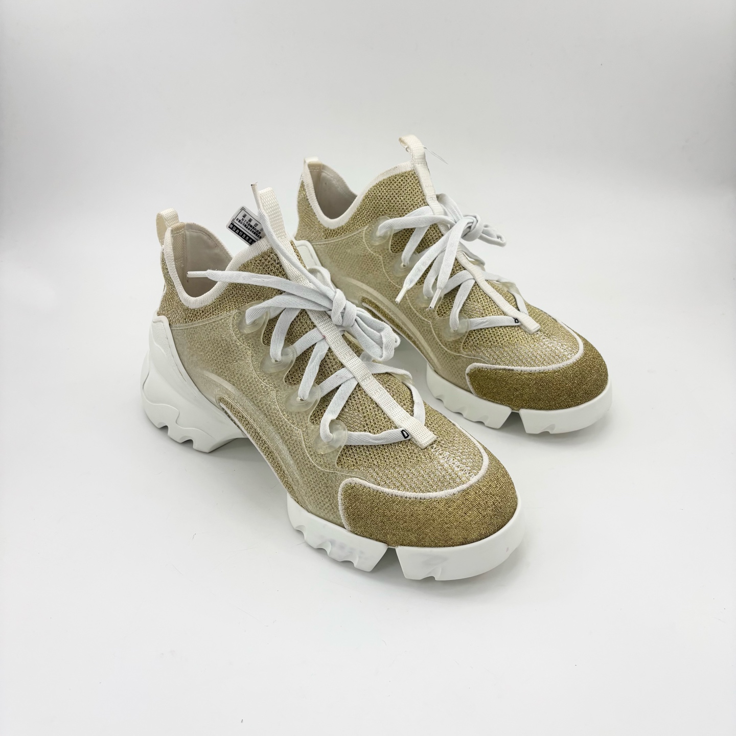 95新 DIOR/迪奥 39码/金色老爹鞋/95新/TT250709