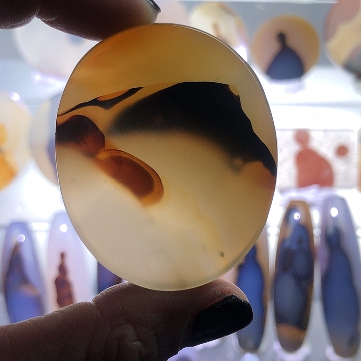 玛瑙/玉髓合金颈饰53