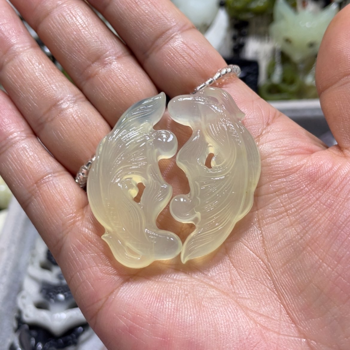 【闪购商品】岫玉颈饰未镶嵌28吊坠