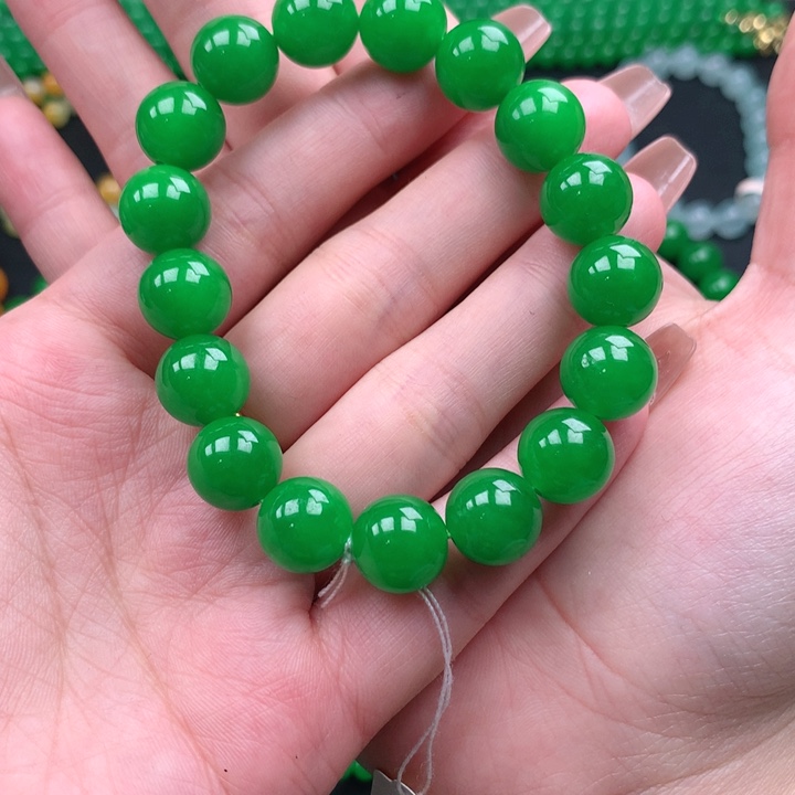 彭***发缅料卡12手串 一物一证