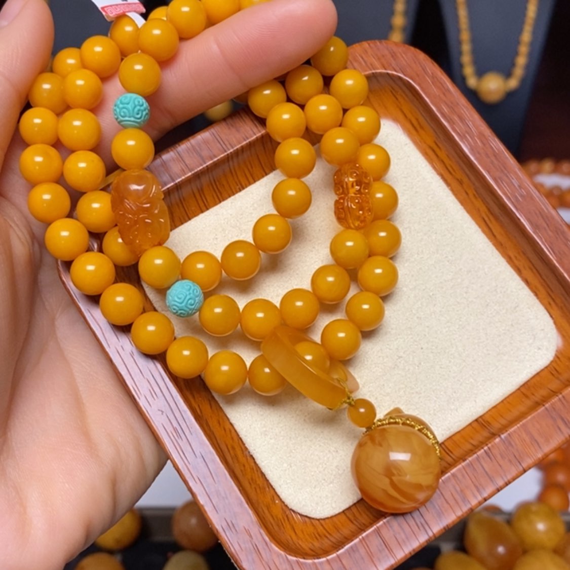 【闪购商品】蜜蜡手链未镶嵌手串