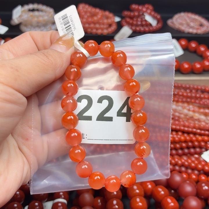 田***享南红玛瑙未镶嵌手串
