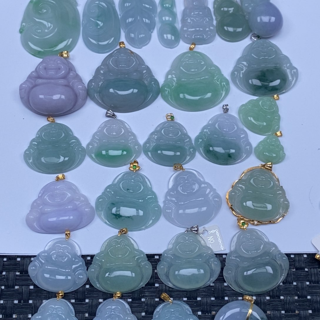 翡翠未镶嵌颈饰天然翡翠