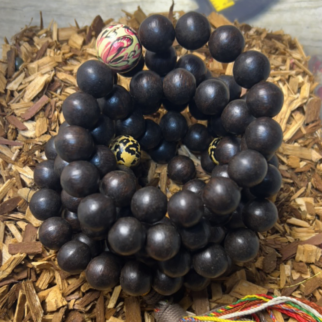 3 福来精选文玩沉香木作手串15mm