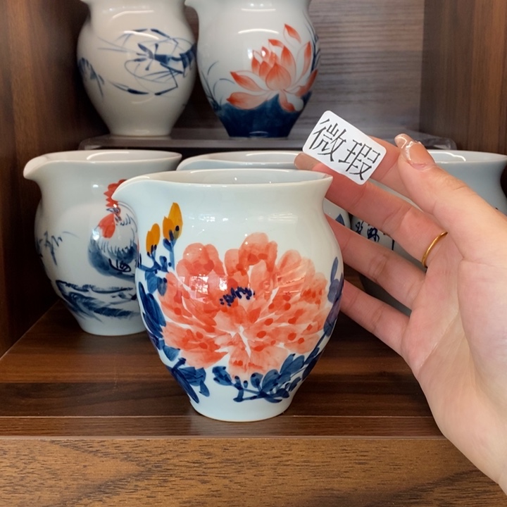 釉下老陶泥手工绘制