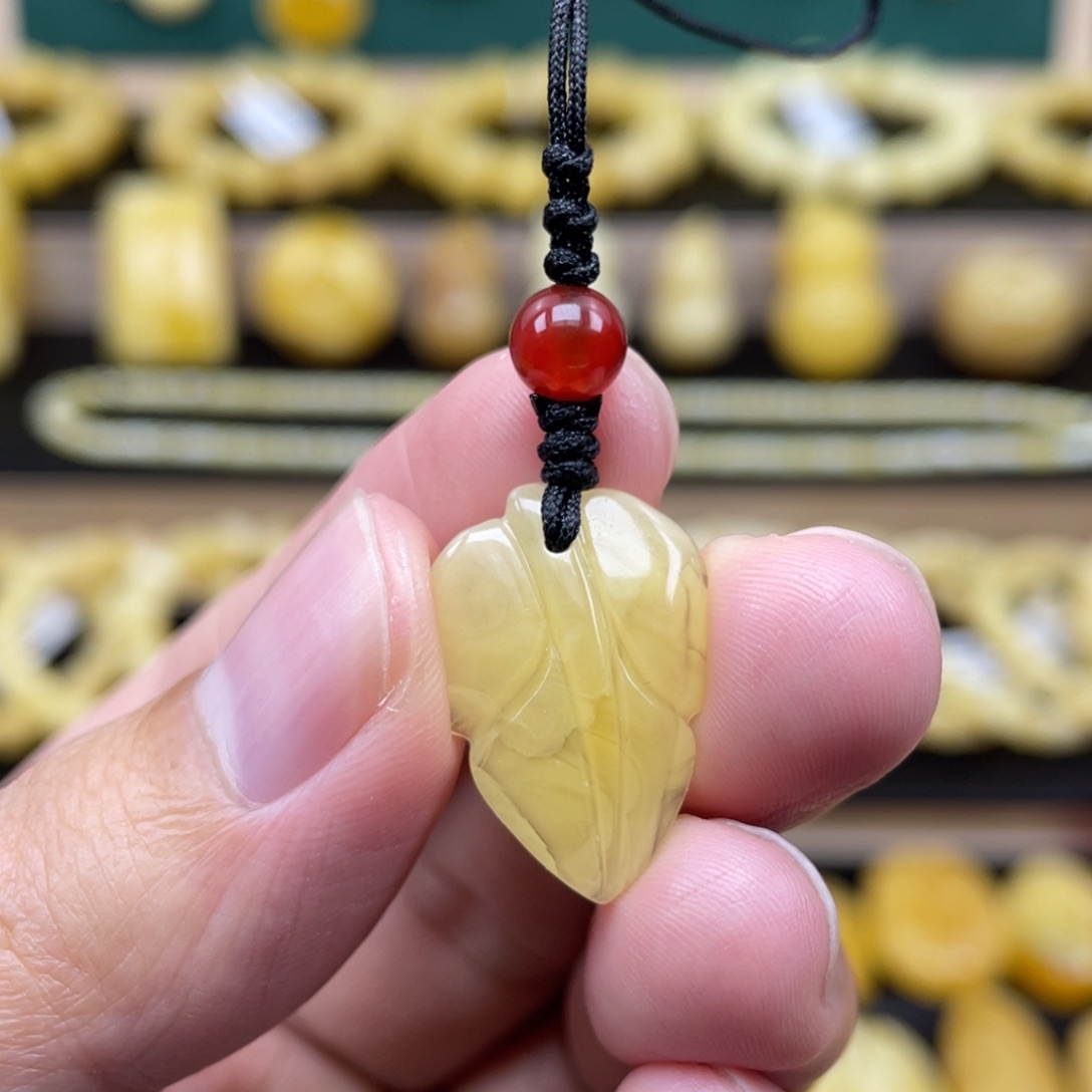 琥珀裸石未镶嵌琥珀蜜蜡