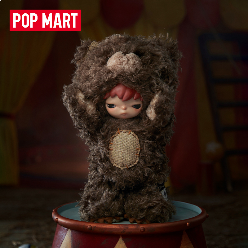 泡泡玛特Hirono 小野熊搪胶毛绒公仔