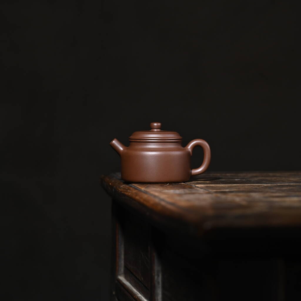 阿超逐砂 | 【德钟】精工半手  老紫泥泥 200cc  手工 紫砂壶