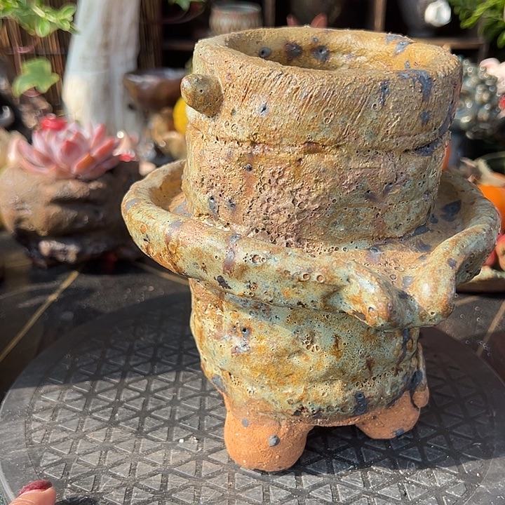 处理花盆不包退换