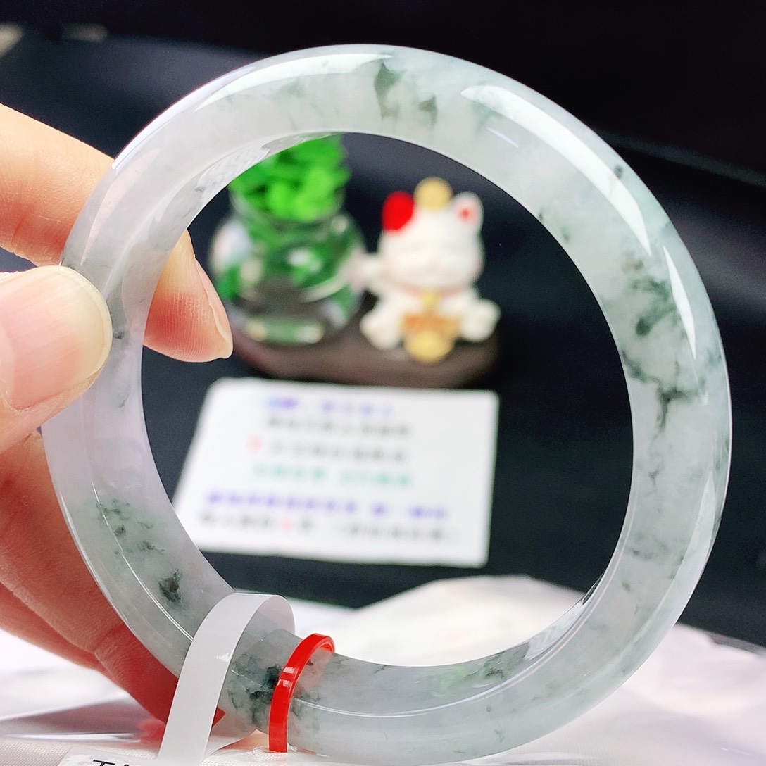 未镶嵌手镯翡翠59圈