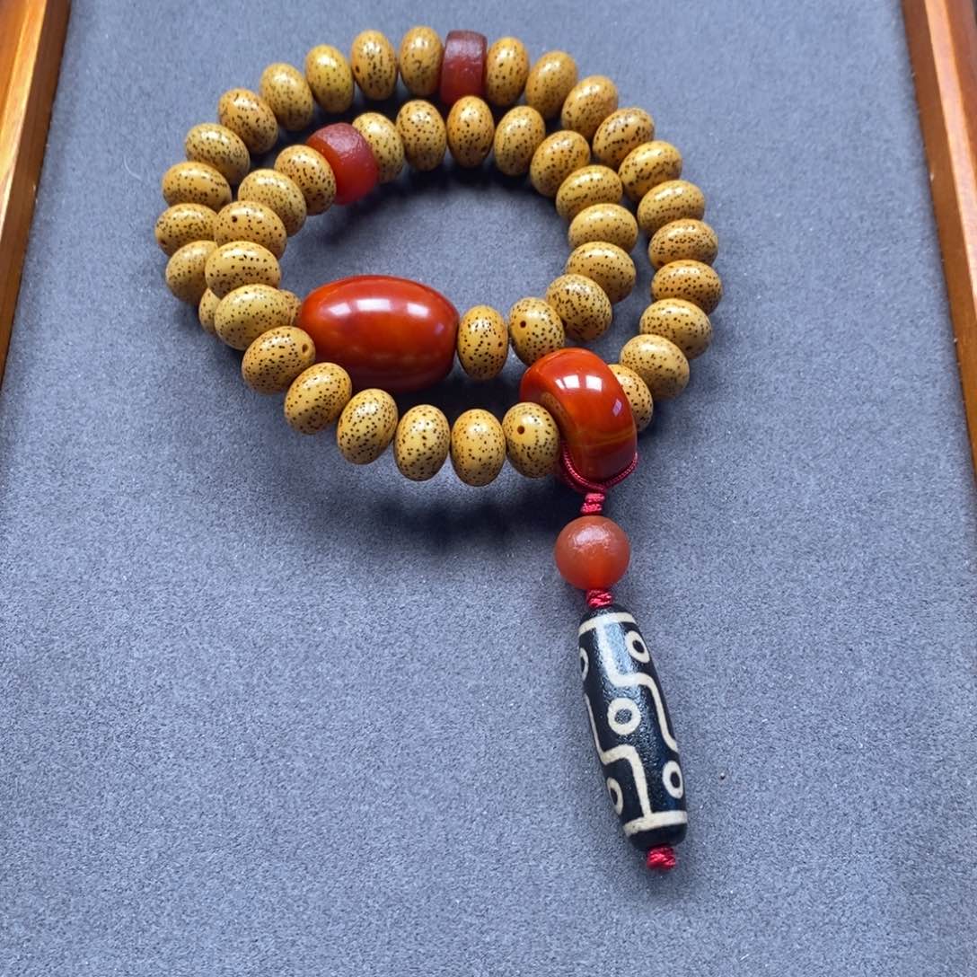 菩提把件未镶嵌星月