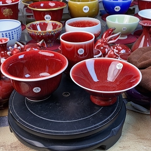 【闪购商品】大**利景德镇名陶雅玩原矿郎红