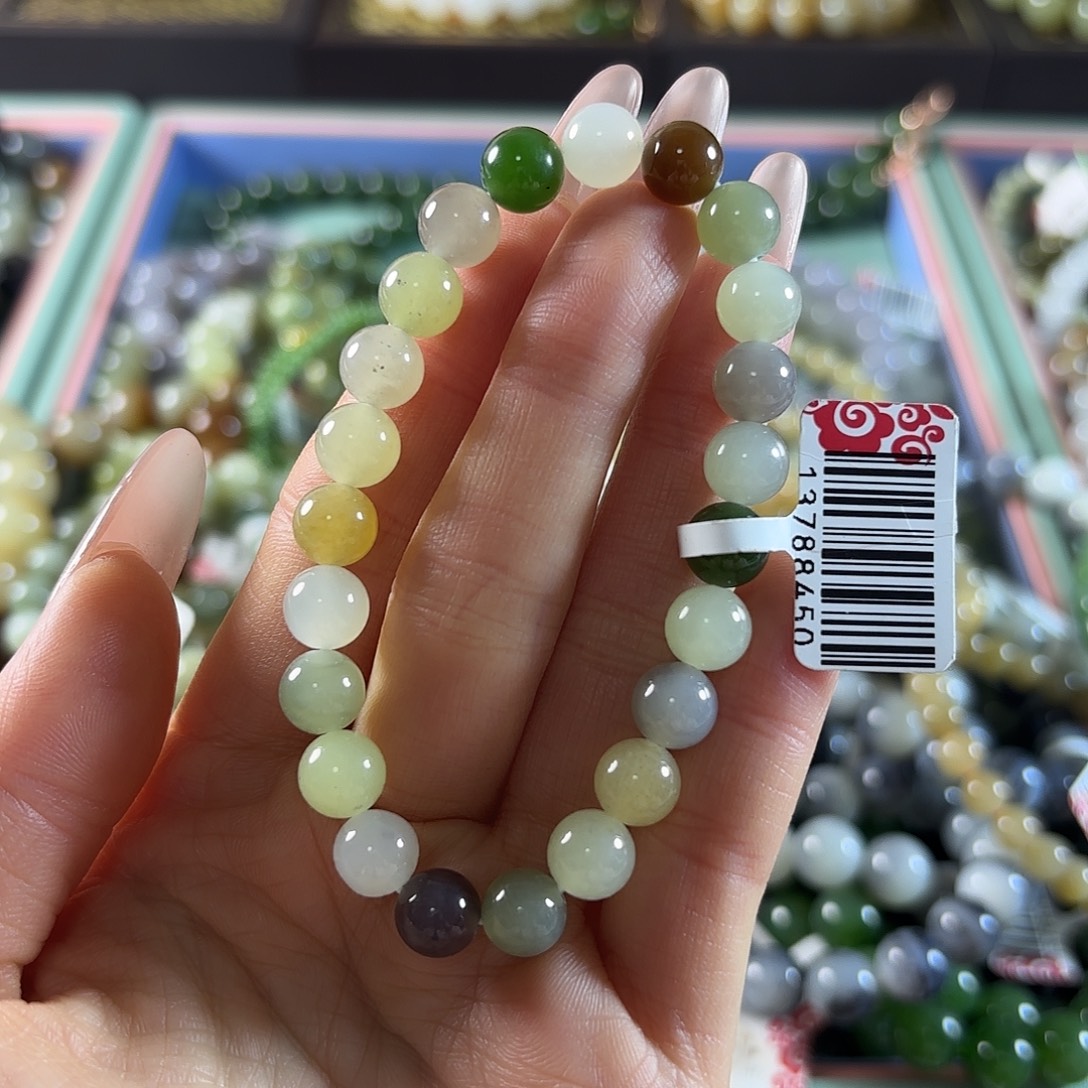 和田玉未镶嵌手链186