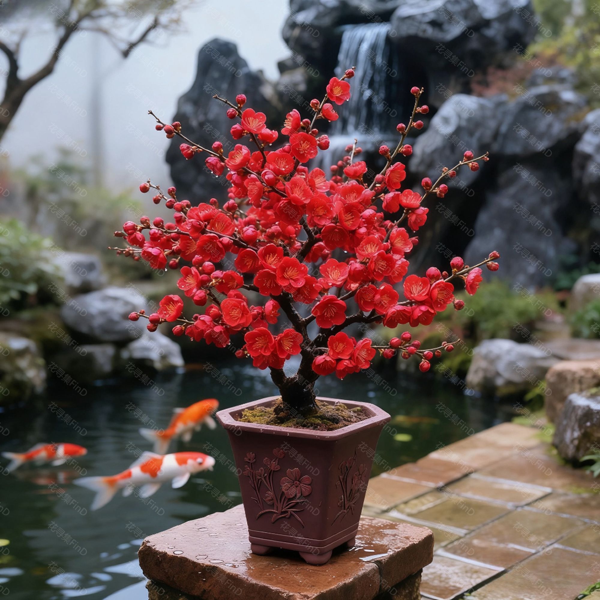 【带花苞】腊梅梅花30天开花浓香型耐寒阳台庭院南方北方红梅花盆栽