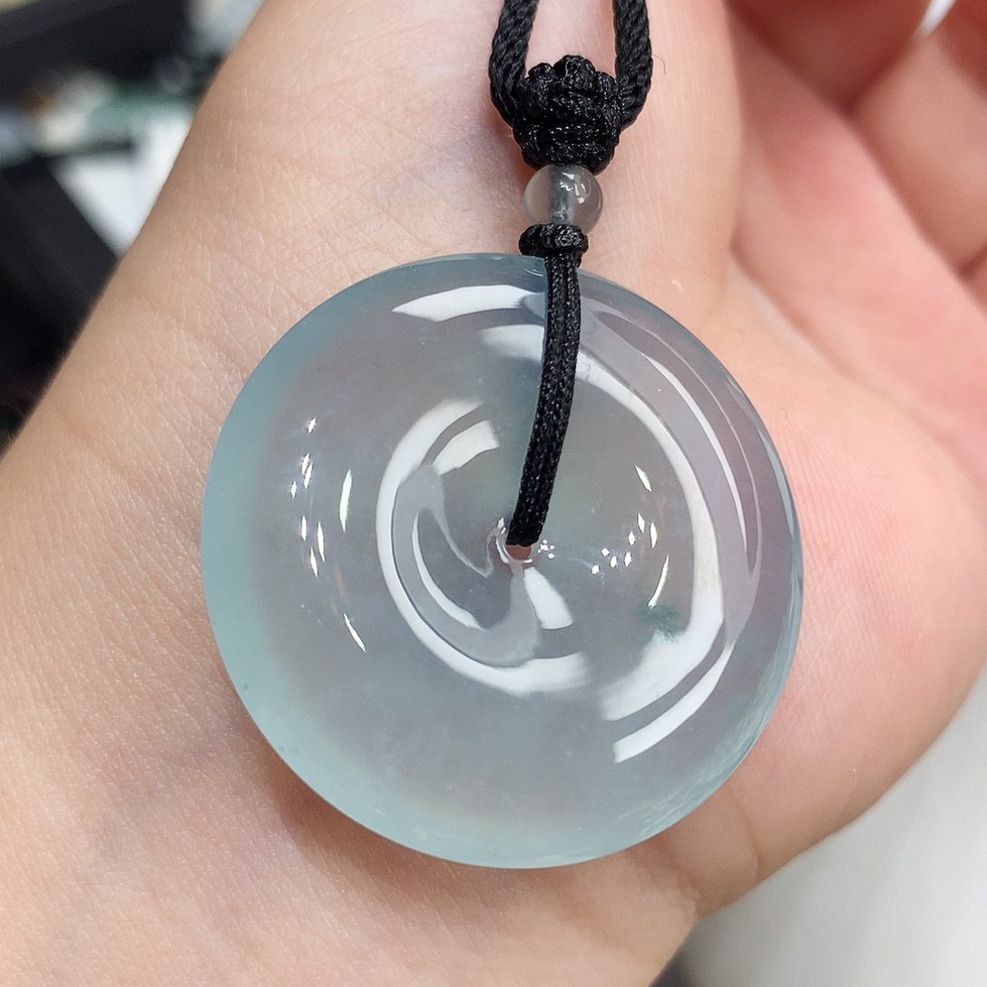 翡翠未镶嵌胸饰翡翠92，32.3/6.1