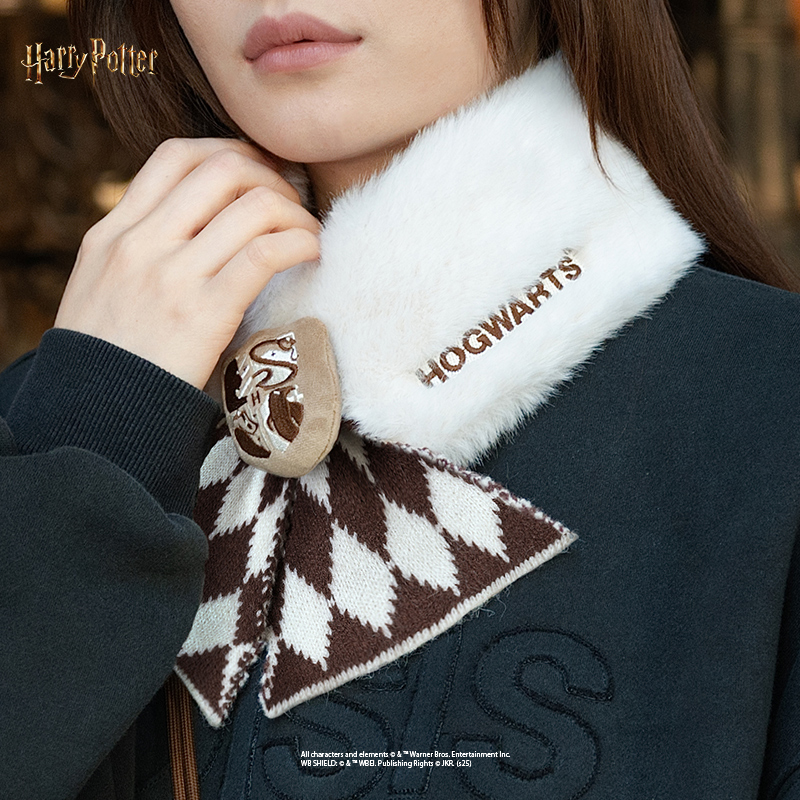 【新品】哈利波特学院毛绒围巾保暖百搭时尚秋冬