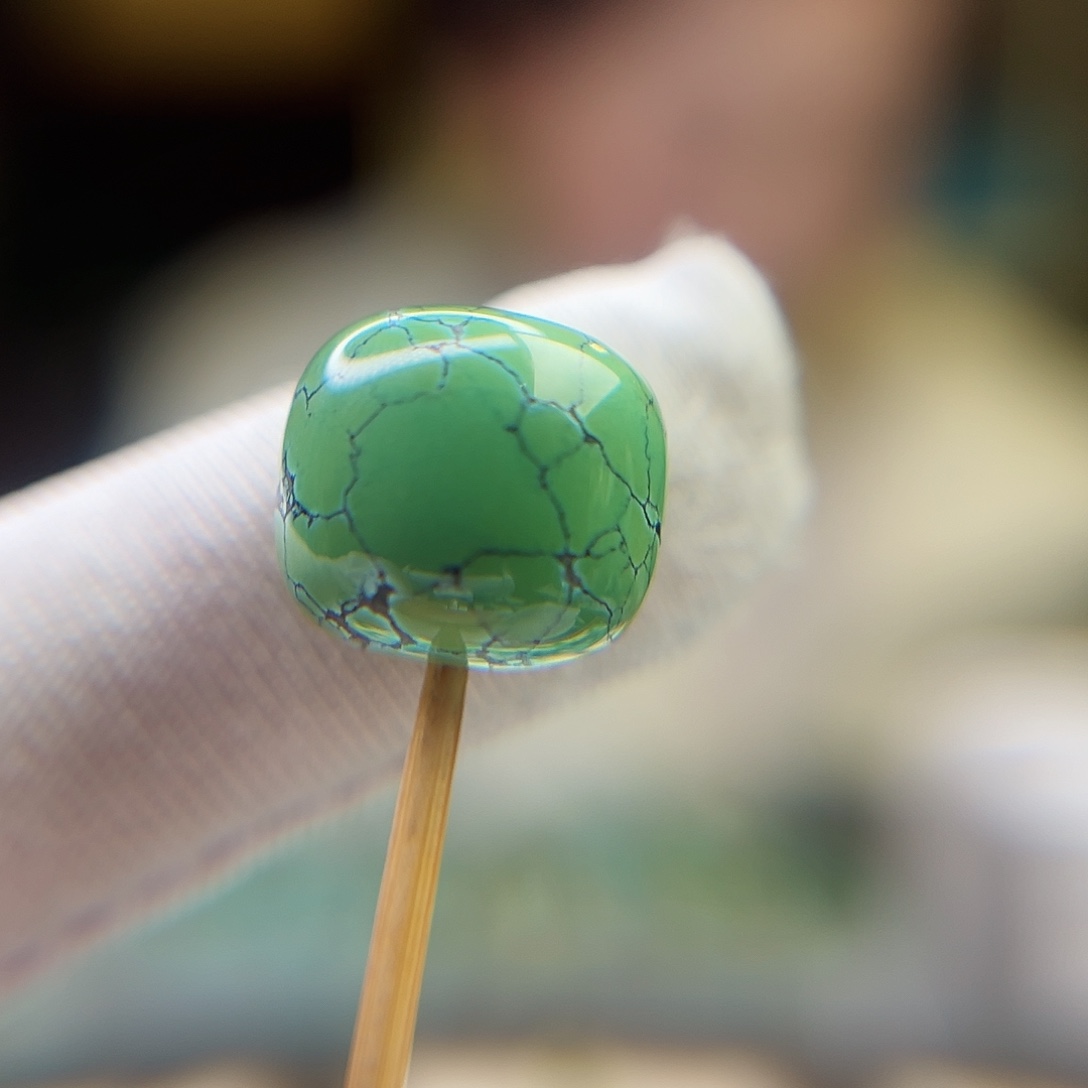 绿松石珠宝奇石未镶嵌过***期13.7