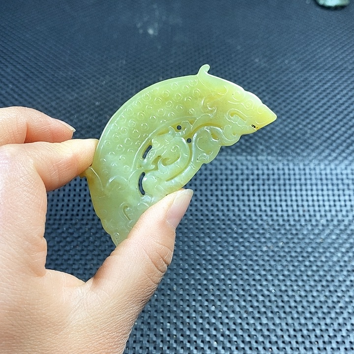 吊坠白玉菩提手把