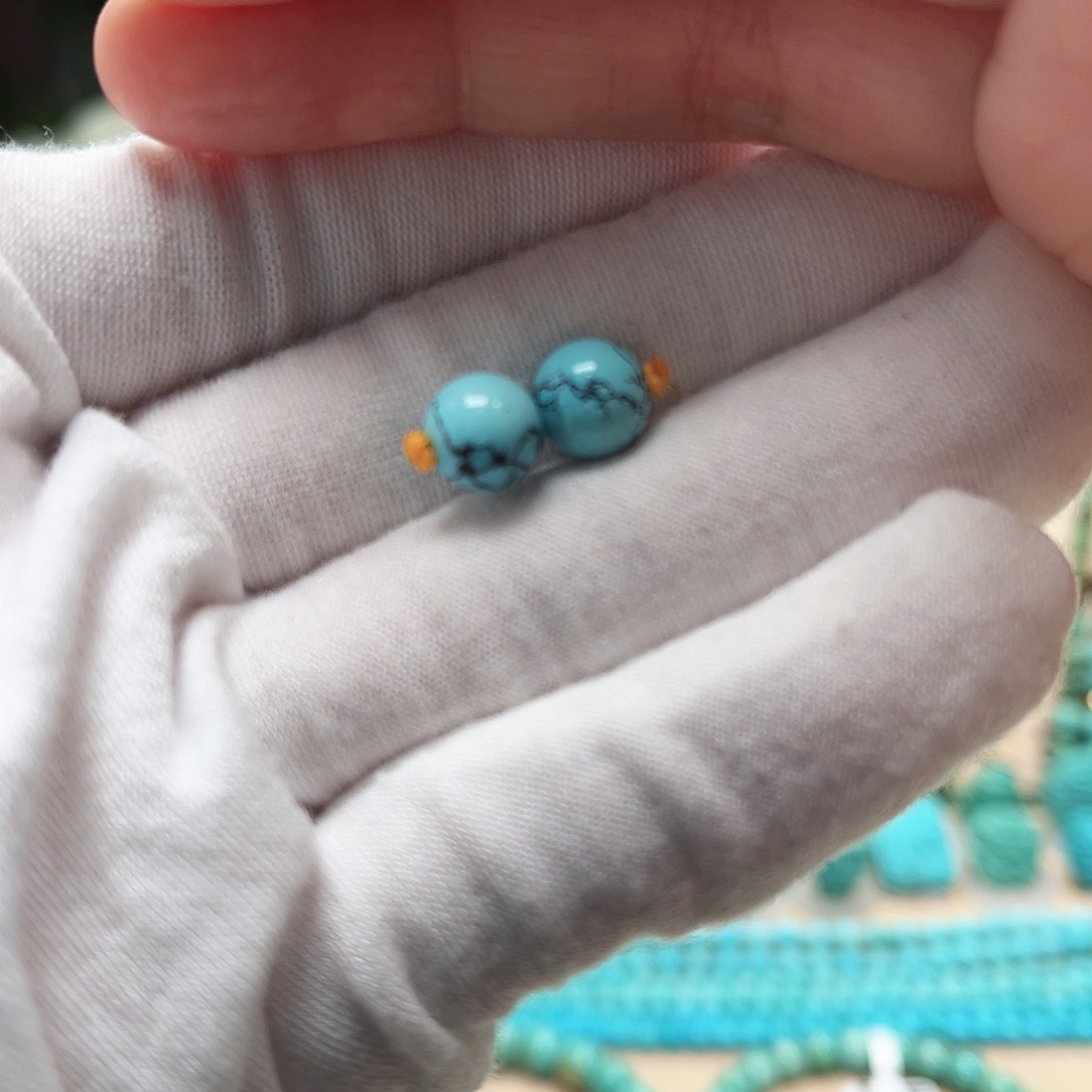 绿松石圆珠未镶嵌