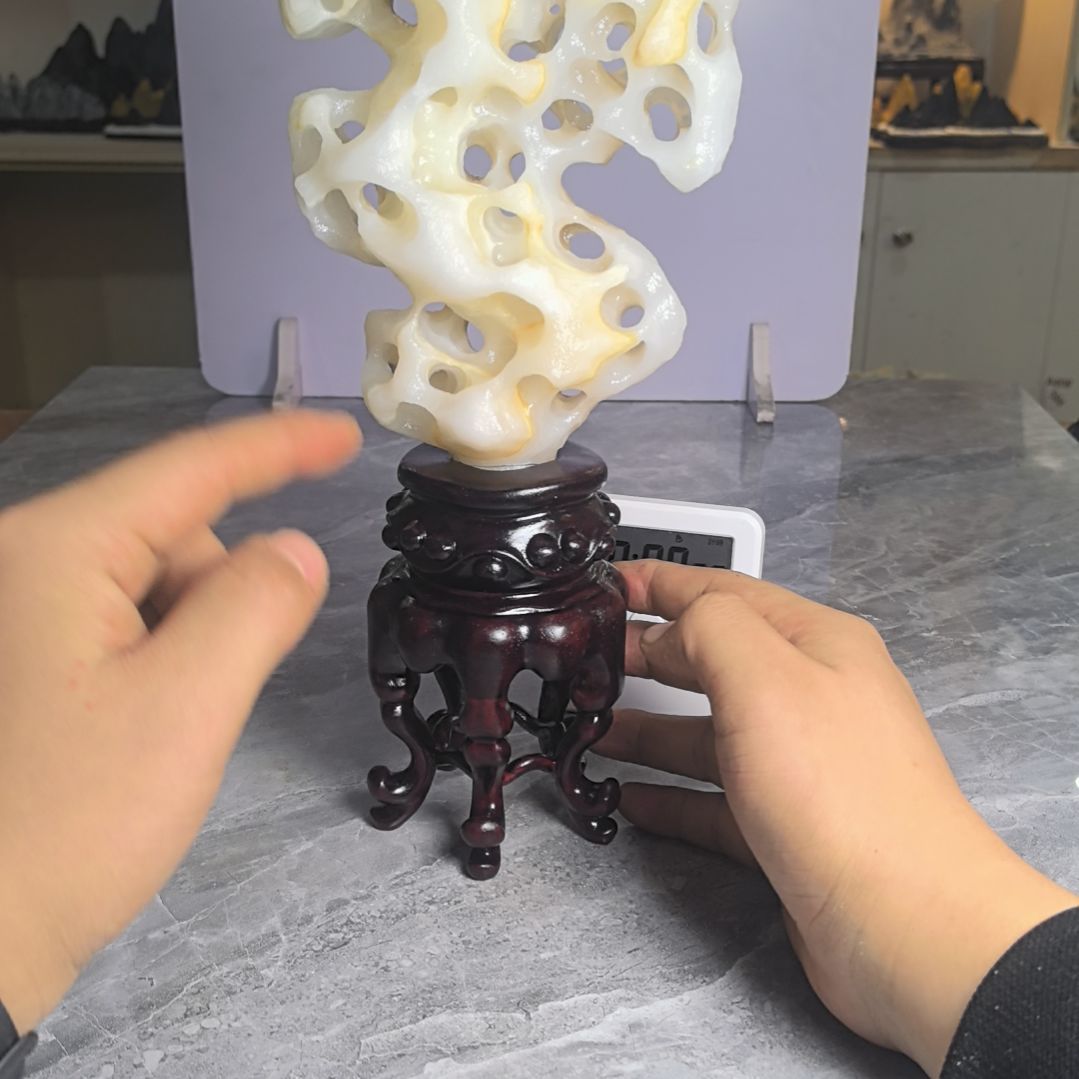 虹***司灵璧石奇石摆件观赏石