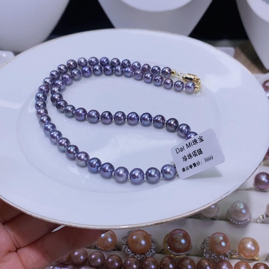 淡水珍珠颈饰未镶嵌喊**爷