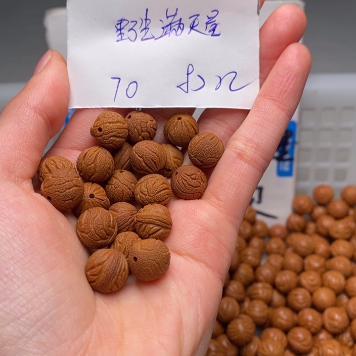 大****桃核手串11mm左右野生满天星70颗（打孔）