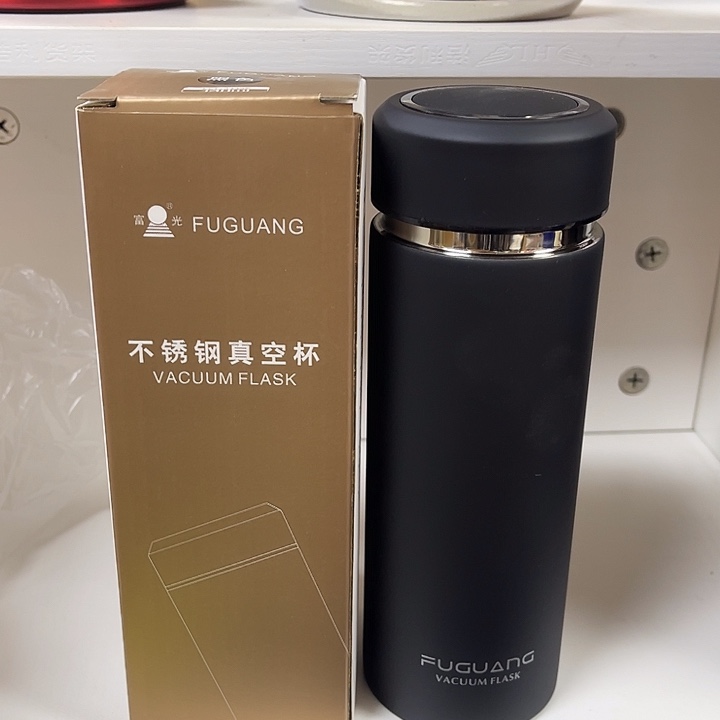 玻璃富光保温杯不锈钢内胆