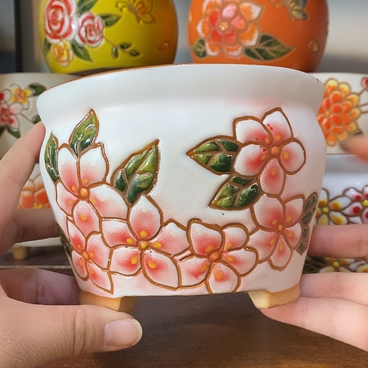 外14内13高10.5左右，纯手工制作，一单包邮