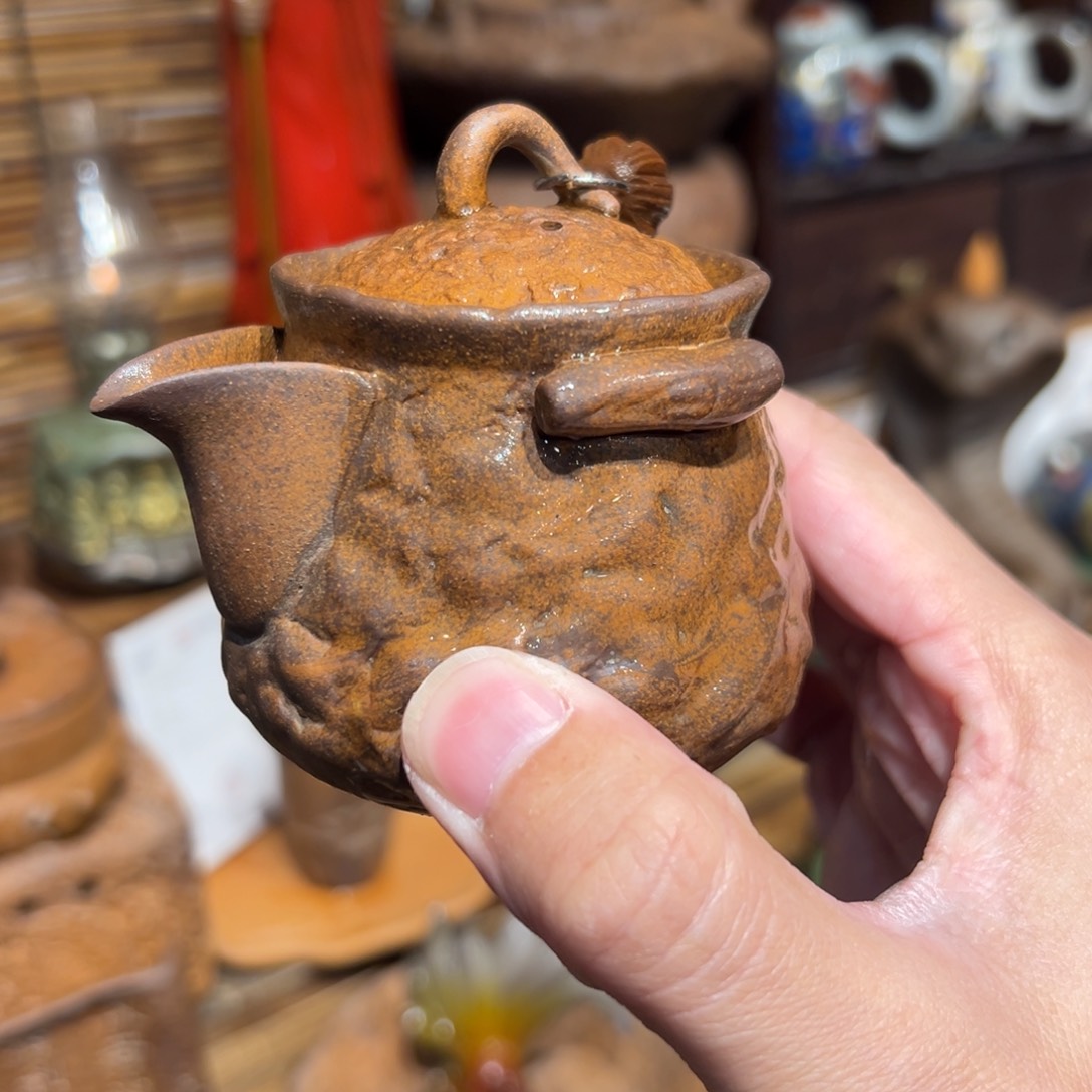 复古风格老陶泥系列茶盘茶具摆件
