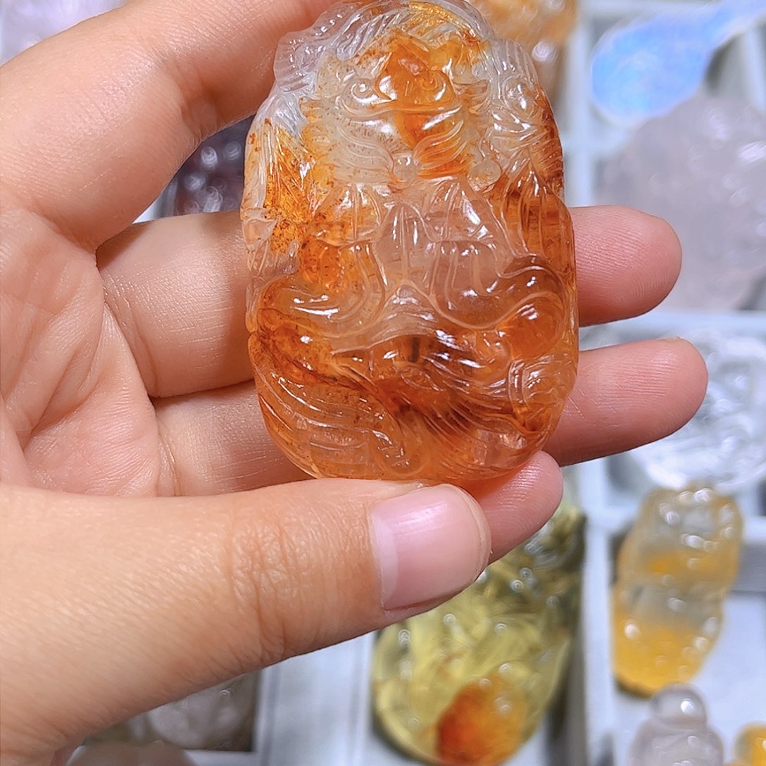 水晶吊坠(不含链)未镶嵌