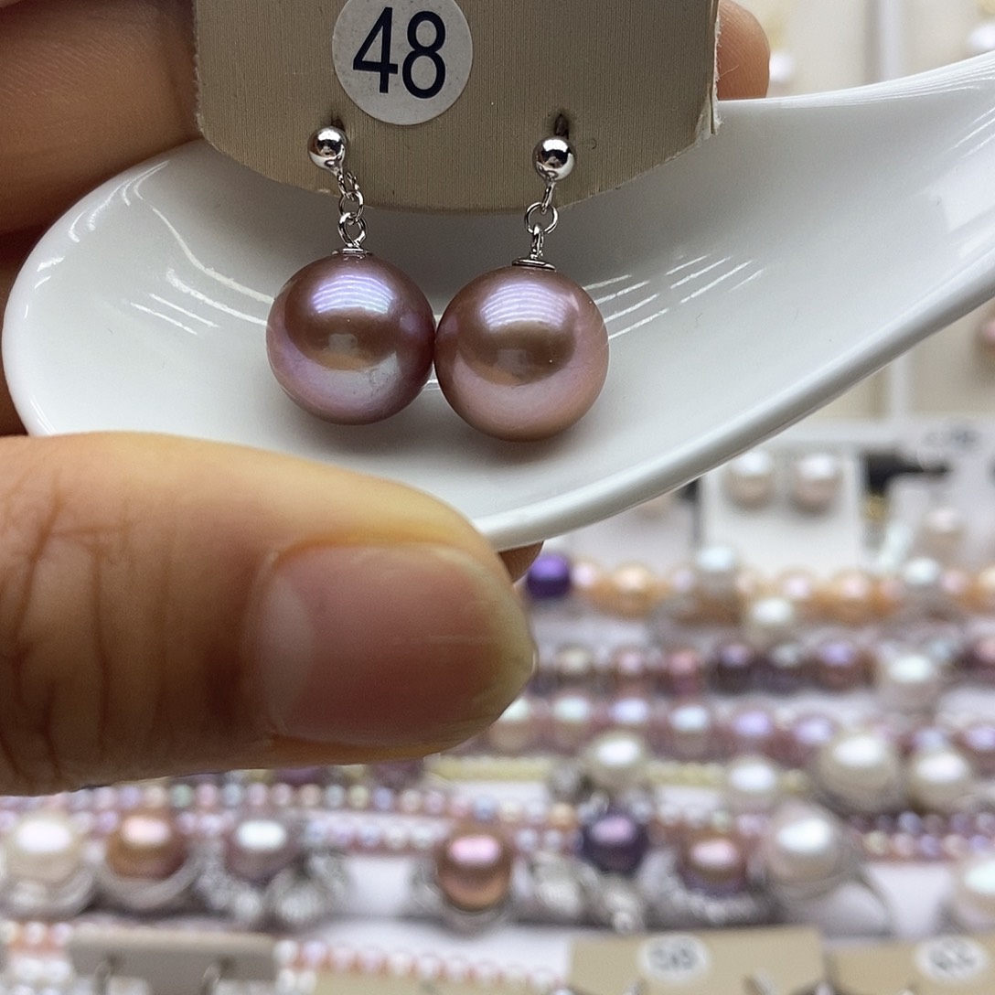 淡水珍珠吊坠(赠链)银S925镶嵌