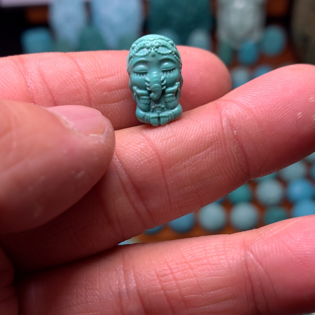 绿松石珠宝奇石未镶嵌