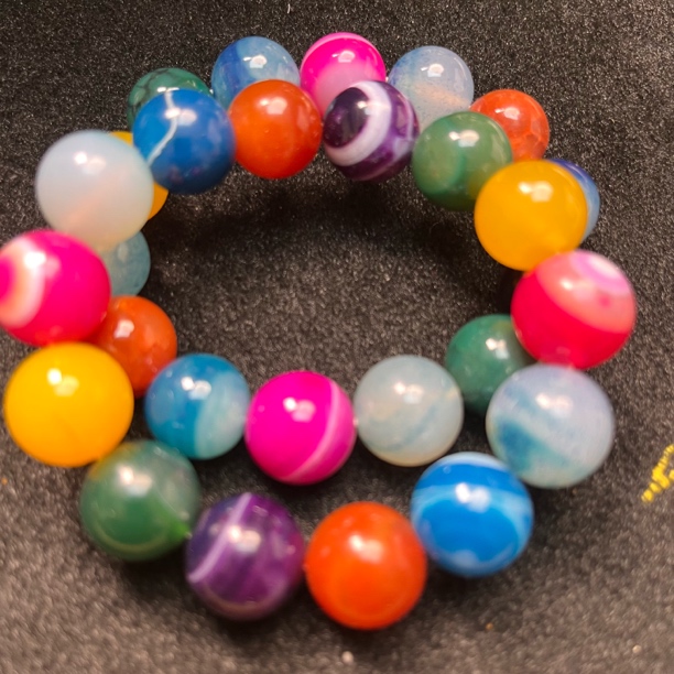 天然玉石多宝玛瑙手串（卡14）