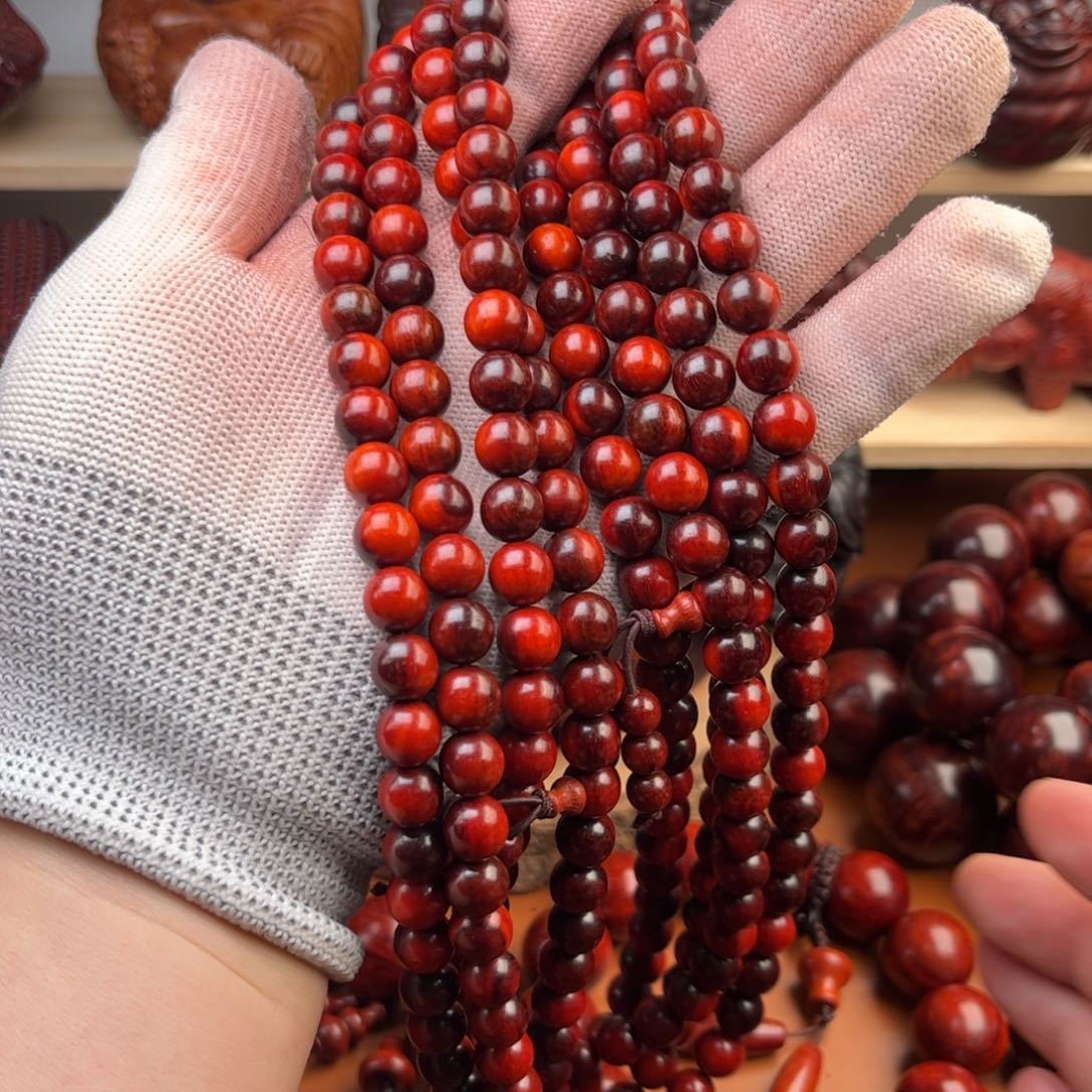 染料紫檀（血檀）0.8火焰纹-多样性发其一